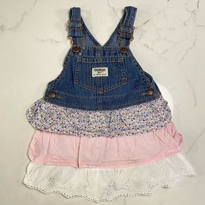OshKosh Denim Overalls Jumper Dress